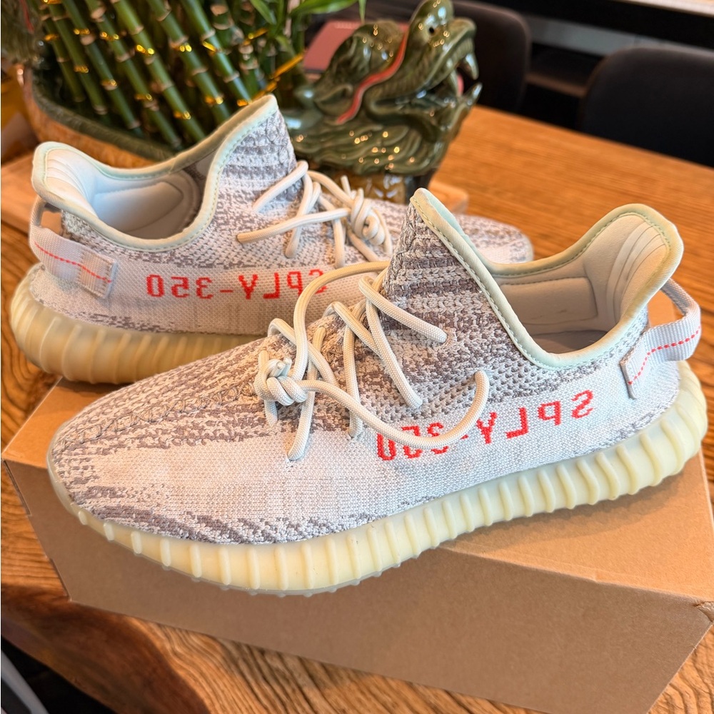 Adidas Yeezy Boost 350 V2 with Gray and Cream Tones